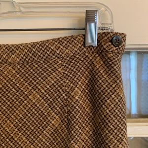 Classic Vintage Gap plaid wool long skirt size 8